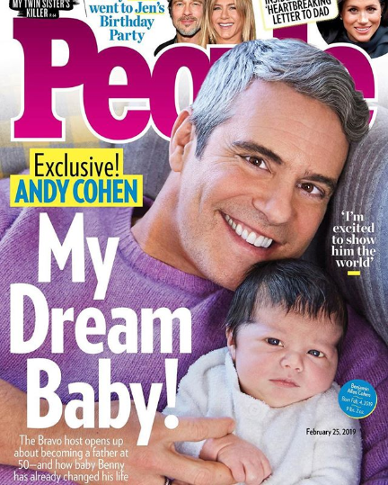 Andy Cohen debuts his newborn son and becomes the first gay dad to cover People