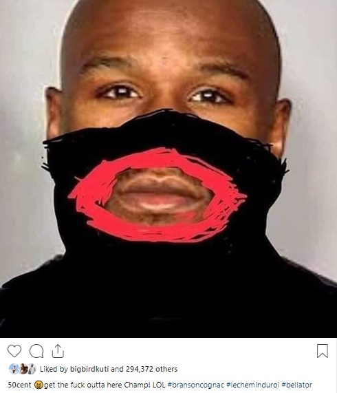 50 Cent savagely mocks Floyd Mayweather for still supporting Gucci despite the blackface scandal