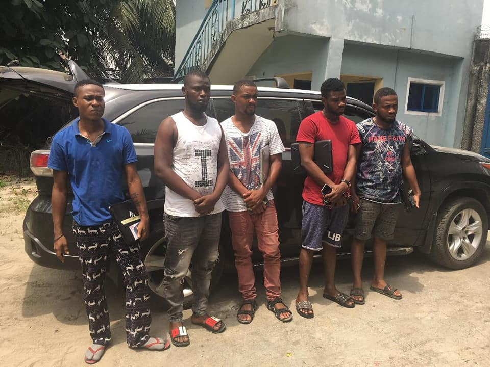 EFCC Arrests Five Suspected Internet Fraudsters in Port Harcourt