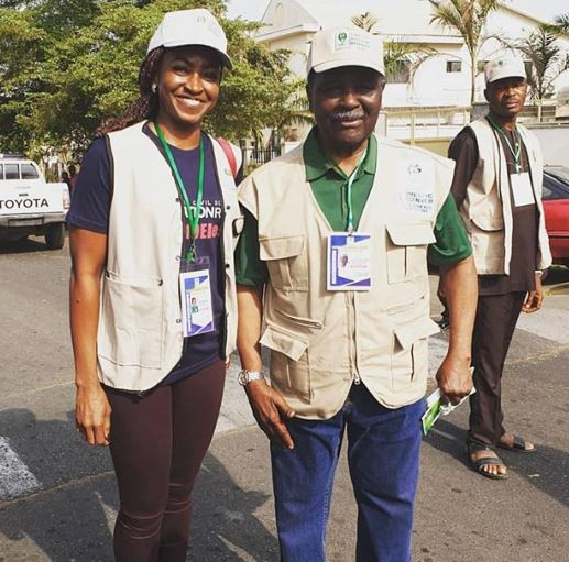 #NigeriaDecides: Tinubu, Falz, Toke Makinwa; 20?photos of your favorite politicians and celebrities at the polling booth