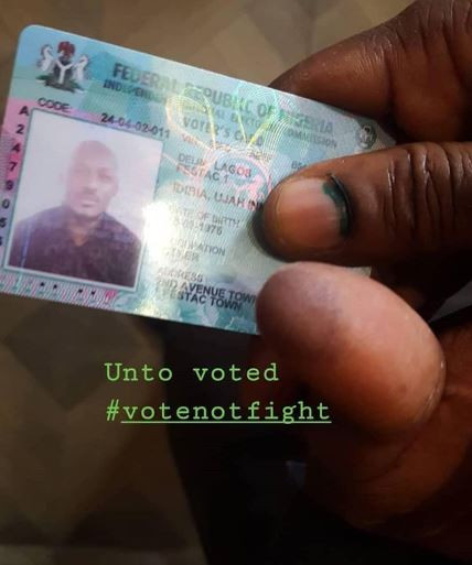 #NigeriaDecides: Tinubu, Falz, Toke Makinwa; 20?photos of your favorite politicians and celebrities at the polling booth