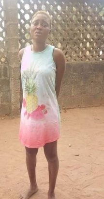 Female-ex-convict-breaks-into-home-to-steal-pants-and-bras-in-Ogun-lailasnews-2-215x410