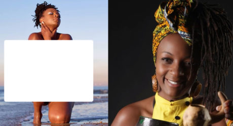 Female Musician Vimbai sparks angry reactions after mourning Ethiopian Airlines crash victims with her unclad photos