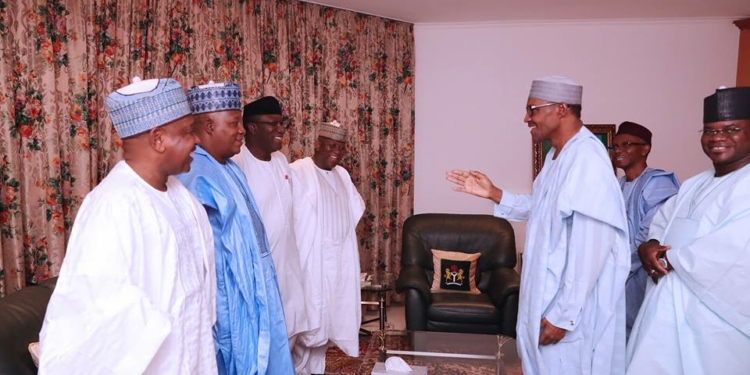 Buhari Meets With APC Governors In Abuja