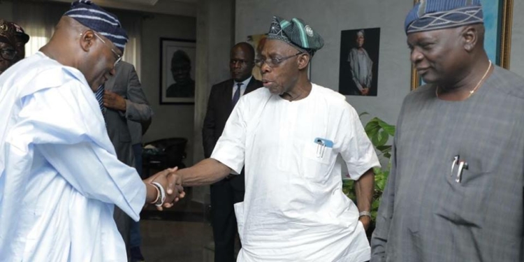Atiku, Obasanjo meets in Abeokuta