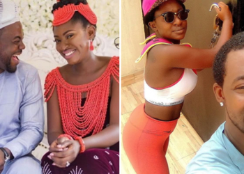 Yvonne Jegede and ex-hubby, Abounce