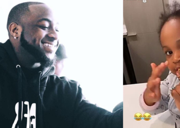 Heart-warming video of Davido's 2nd daughter Hailey singing Able God