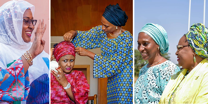 Aisha Buhari, Dolapo Osinbajo display friendship goals