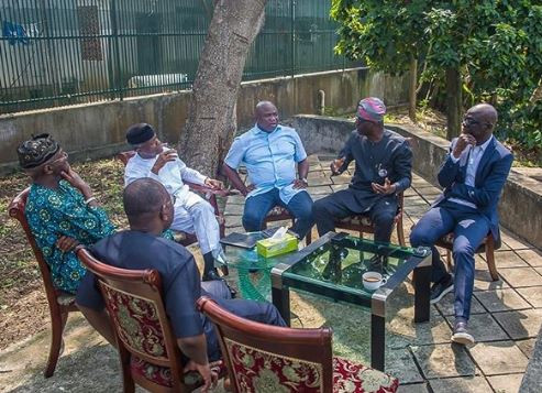 Photos:?VP Osinbajo holds consultations with Governor Akinwumi Ambode, Fashola, Sanwo-olu at Bola Tinubu