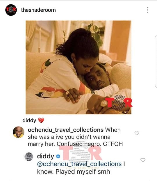 Diddy admits he 