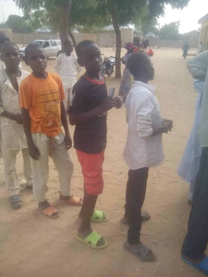 Photos: Underaged voters reportedly spotted in Nasarawa state