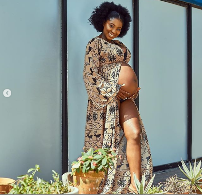 Yvonne Jegede shares adorable photos from her maternity shoot