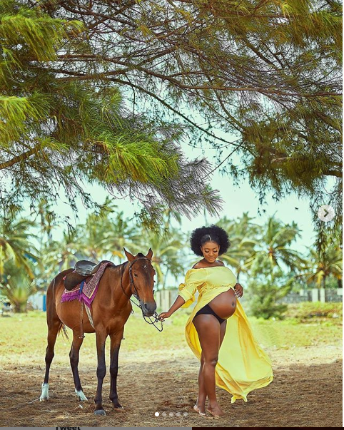 Yvonne Jegede shares more beautiful photos from her maternity shoot as she admits 