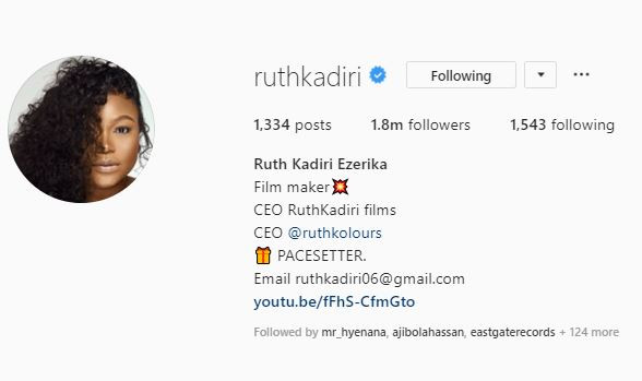 Nollywood actress, Ruth Kadiri adds 