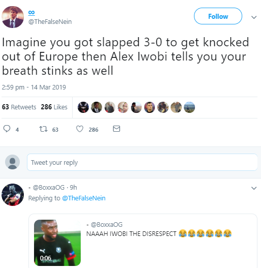 Alex Iwobi is called out for mocking a fellow black man during a match (video)