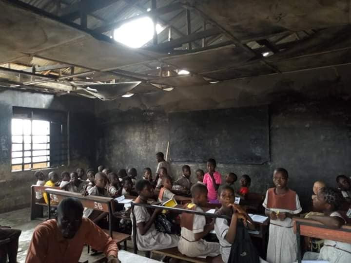 Photos: See the deplorable state of the school attended by the girl chased home for not paying school fees