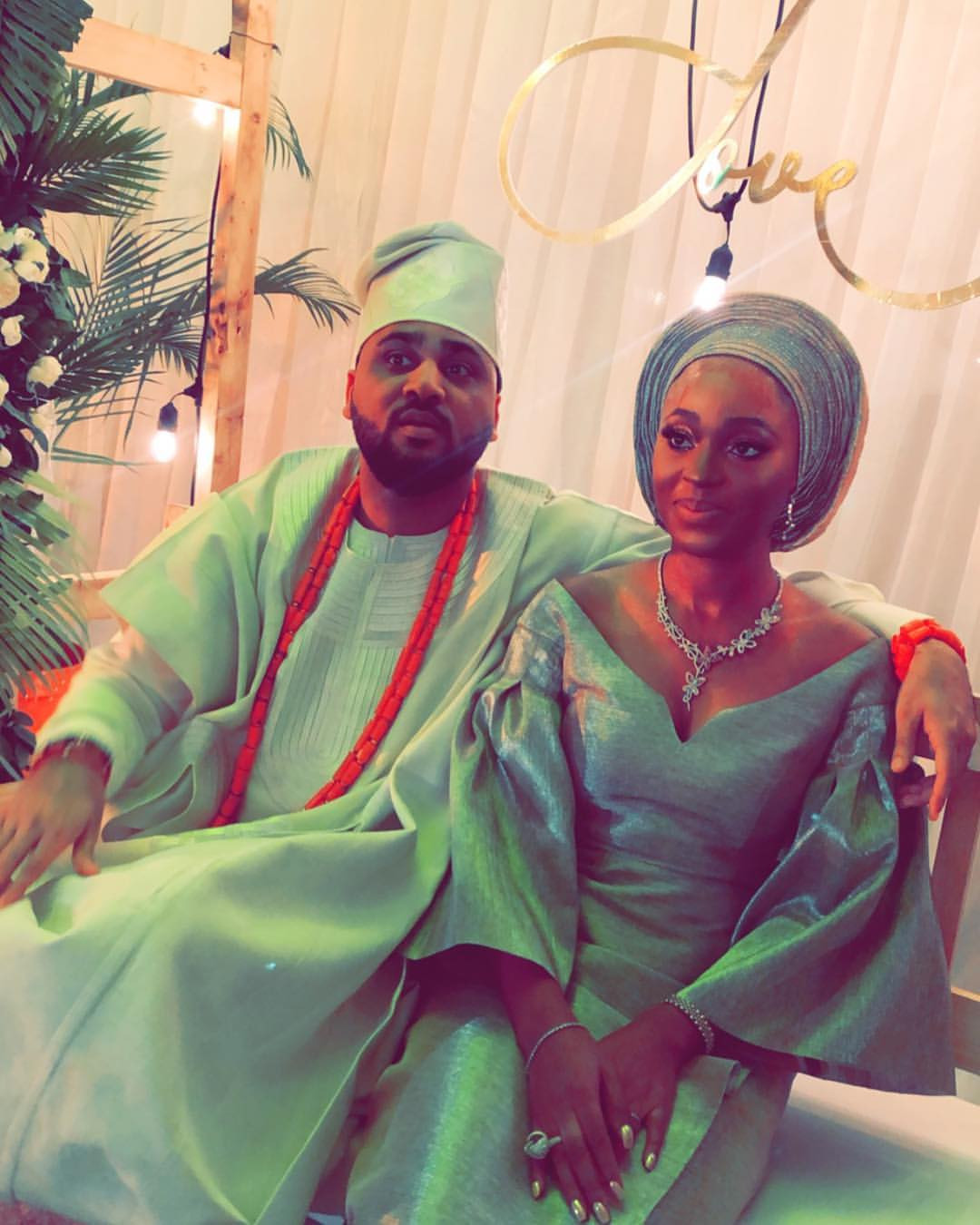 Photos from the traditional wedding of media personality, Illrymz
