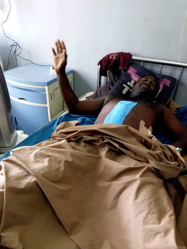 Photos: INEC results interpreter allegedly stabbed by unknown persons