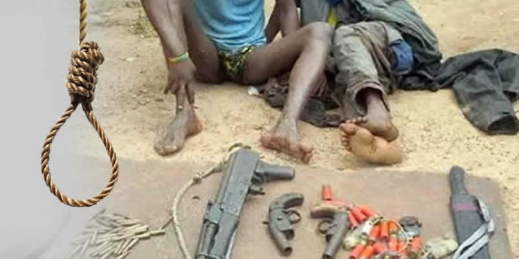 Armed robbers sentenced to death