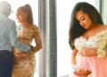 Tania shared these lovely photos from her maternity shoot on Instagram