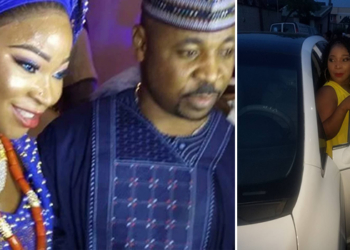 MC Oluomo buys new car for his married daughter for making him proud