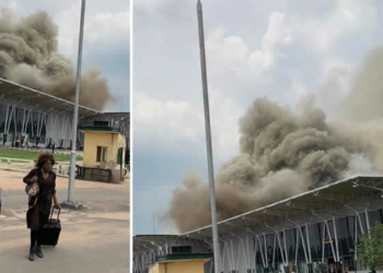 Sam Mbakwe Airport guts fire In Owerri