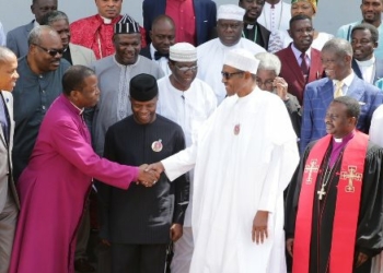 Buhari meets Christian Leaders in Aso Rock