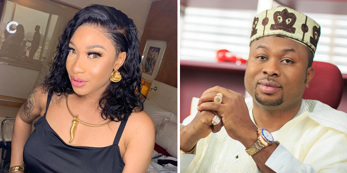 Tonto Dikeh shades her ex-husband after being accused of selling his car