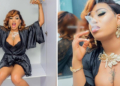 Toyin Lawani flaunts her boobs as she poses in sexy lingerie