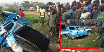 FRSC Official involved in ghastly accident while chasing driver