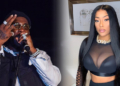 Burna Boy and Stefflon Don loved-up photo in matching outfit