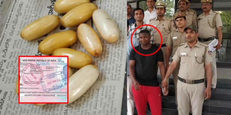 Nigerian footballer arrested with drugs in India