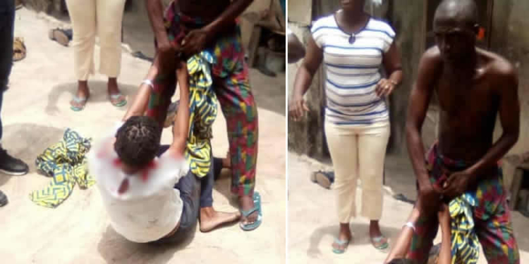 Off duty Policeman beats woman to pulp