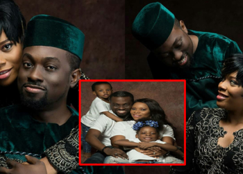 Iyke Okey, Florence Okechukwu  and their kids