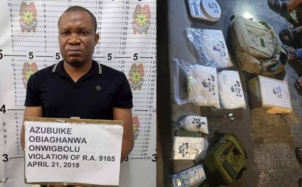 2 Nigerians in Philippines arrested with N125million worth of drugs
