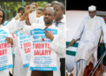 Nigerian Doctors Protesting, President Muhammadu Buhari