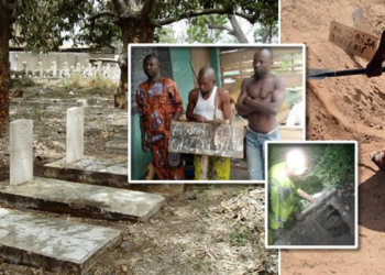 Bricklayer And His Cohort Caught Stealing Human Parts In Church’s Cemetry