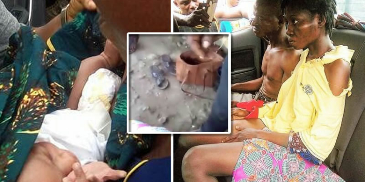 Woman caught with stolen newborn baby hidden inside handbag