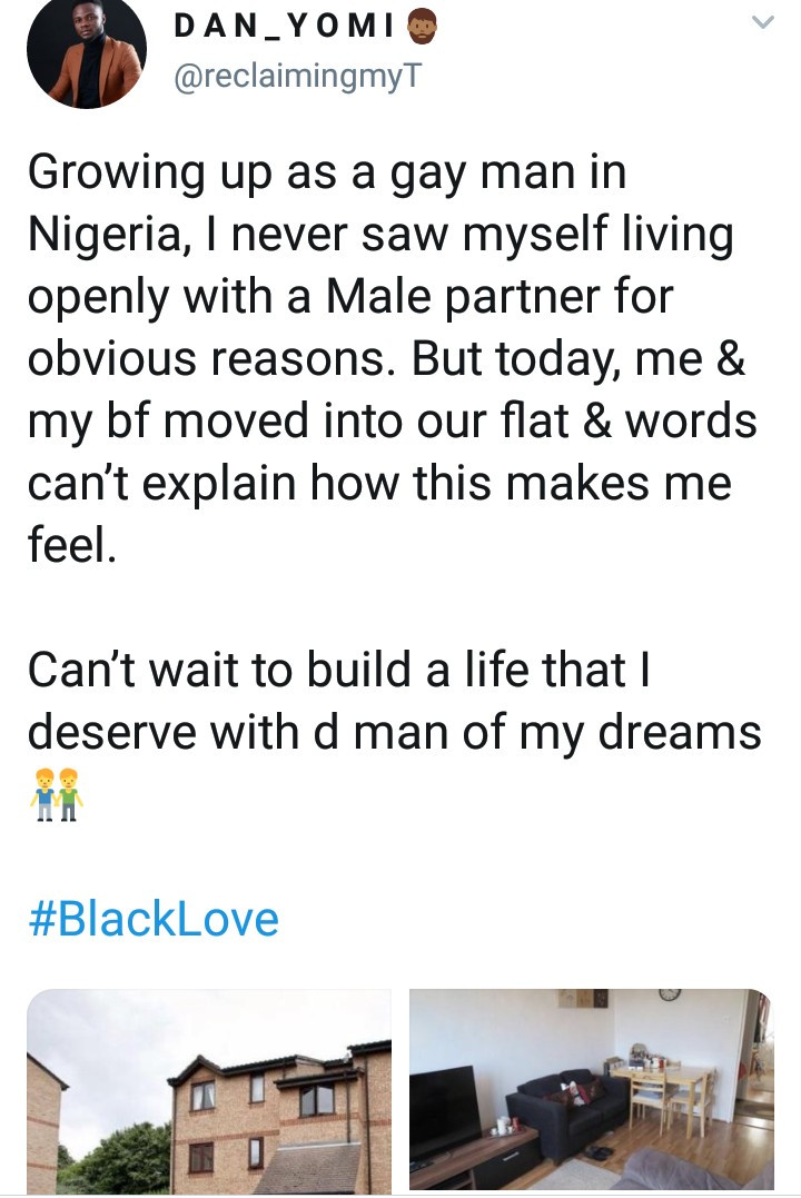 Nigerian first black Student Union President of Bournemouth University moves in with his lover months after coming out