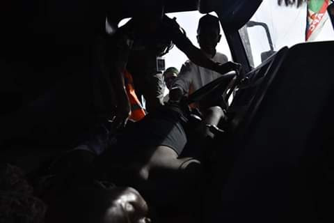  Photos: Governor El-Rufai?s convoy foils kidnapping along Kaduna-Abuja road