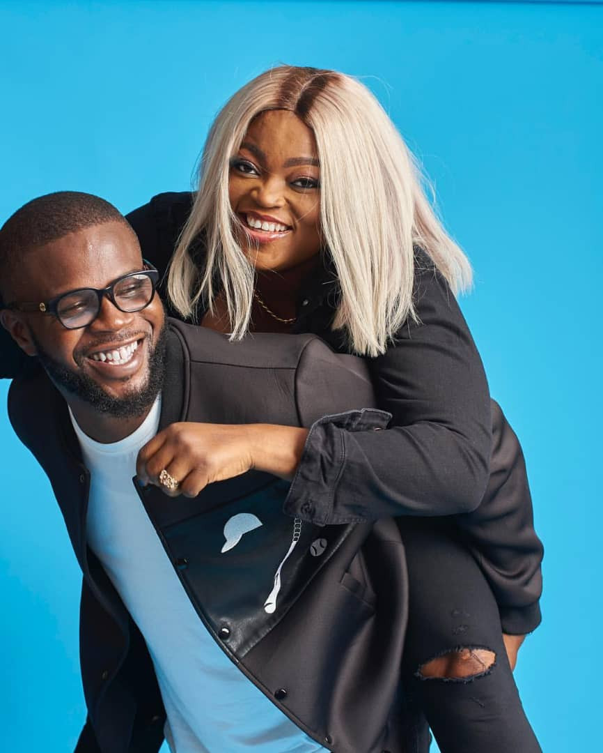JJCSkillz shares lovely new photos with his wife, Funke Akindele Bello, as he turns a year older today