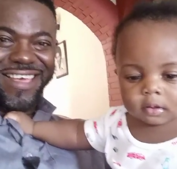Abounce Fawole finally acknowledges his son Xavier publicly