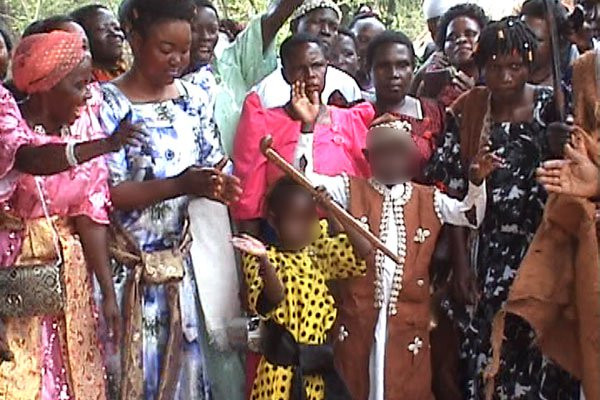 Photos: Boy,9 marries 6-year-old girl in Uganda
