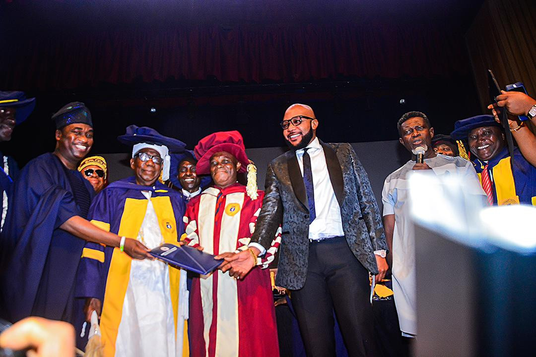 Photos: E-Money bags Honorary Doctorate Degree in Business Management and Corporate Governance