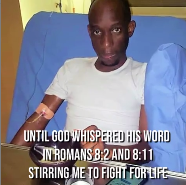 Singer, Obiwon, testifies of how God rescued him from a sickness that almost claimed his life