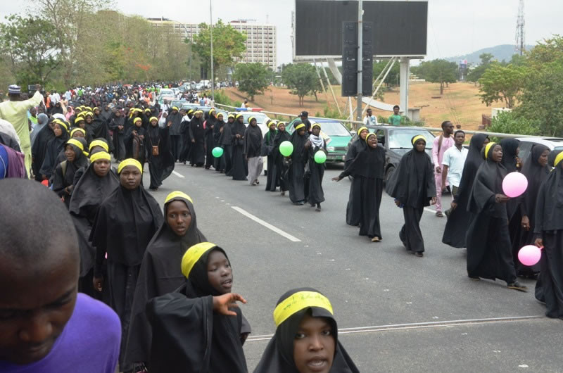 Photos: Shiites stage protest in Abuja, demand release of leader