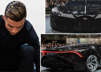Cristiano Ronaldo new Whip, Bugatti La Voiture Noire