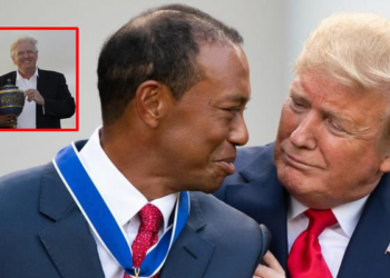 President Donald Trump, Tiger Woods