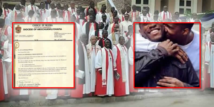 Anglican sacks two gay priests in Abia