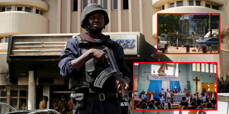 Gunmen kill Catholic priest, worshippers in Burkina Faso church attack
